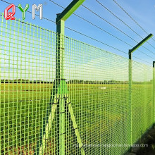 Galvanized Airport Concertina Fence Security Razor Wire Prison Fence